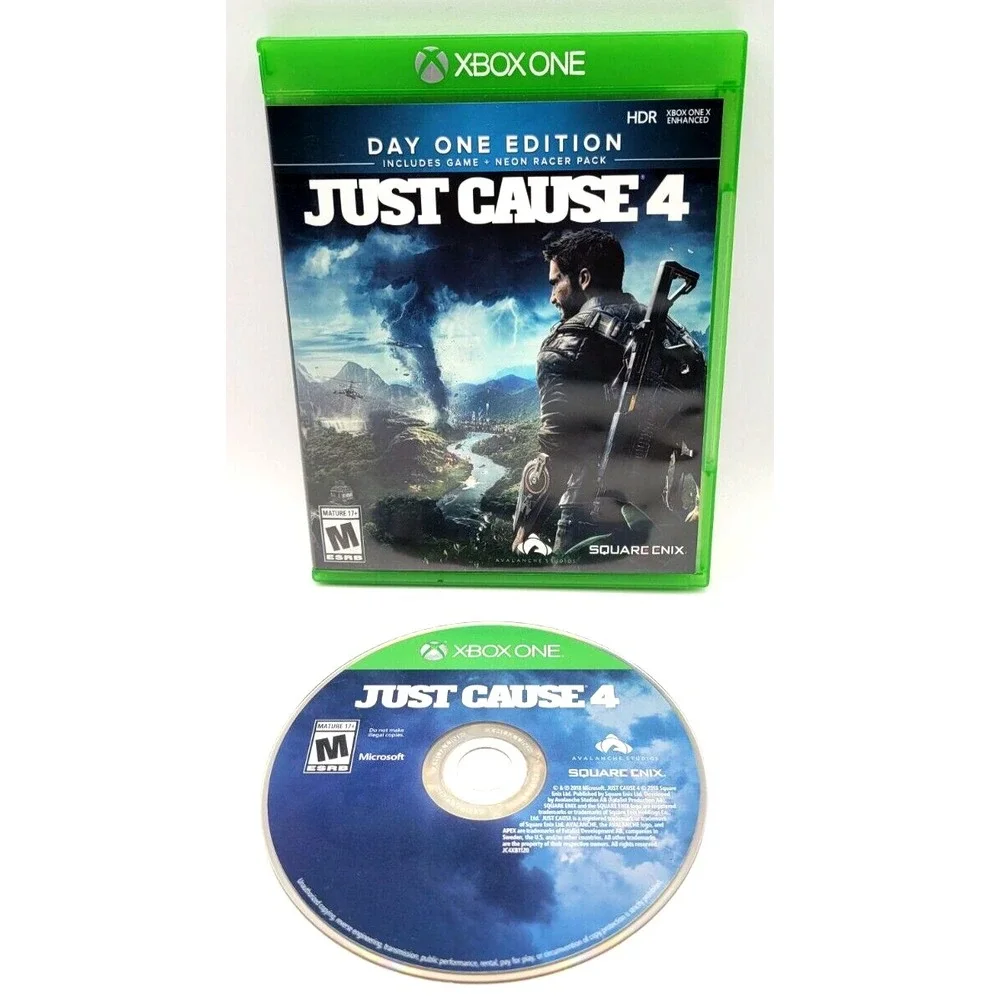 JUST‎ CAUSE 4 XBOX ONE GAME CIB COMPLETE IN BOX